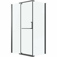 Душевой уголок Grossman Pragma 120х90 120.K33.03.1290.21.00 профиль Черный матовый стекло прозрачное — фото 1, Душевые уголки