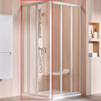 Душевая дверь Ravak Supernova ASRV3-80 15V40U02ZG профиль Сатин стекло Grape — фото 1, Раздвижные душевые двери