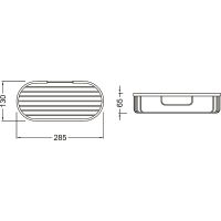 Полка корзина Schein Accessories 9312CH Хром — фото 2, Полки для ванной и душа