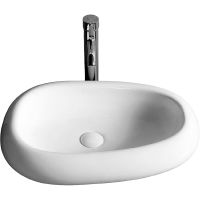 Раковина-чаша Ceruttispa 60 CR7041B СТ9584 Белая — фото 1, Раковины накладные