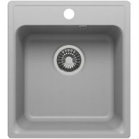 Кухонная мойка Reflection Quadra 43 RF0243GR Серая — фото 1, Кухонные мойки