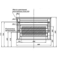 Тумба с раковиной Aquanet Бостон 100 260666 подвесная Белый матовый — фото 18, Тумбы с раковиной