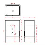 Товар: Консоль под раковину Artceram Fuori 60 ACA056 17 Черная матовая - фото 3 Консоль под раковину Artceram Fuori 60 ACA056 17 Черная матовая — фото 3, Консоли для раковины