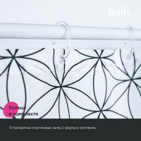 Товар: Штора для ванны Iddis Base 180х200 BB04P18i11 Белая - фото 6 Штора для ванны Iddis Base 180х200 BB04P18i11 Белая — фото 6, Шторы для ванной