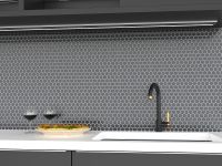 Смеситель для кухни GPD Gildo MTE165-S-R Черный Розовое золото — фото 11, Смесители