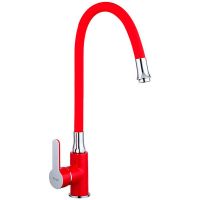 Смеситель для кухни Frap H43 F4043 Красный Хром — фото 1, Смесители для кухни