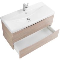 Тумба под раковину BelBagno Marino-Cer 80 MARINO-CER-800-2C-SO-RG-P подвесная Rovere Grigio — фото 4, Тумбы под раковину