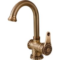 Смеситель для раковины ZorG Antic A 411U-BR Бронза — фото 1, Смесители для раковины