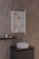 Товар: Зеркальный шкаф Silver Mirrors Фиджи-2 Flip 60 LED-00002679 с подсветкой Белый - фото 5 Зеркальный шкаф Silver Mirrors Фиджи-2 Flip 60 LED-00002679 с подсветкой Белый — фото 5, Зеркальные шкафы в ванную