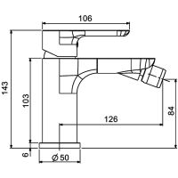 Смеситель для биде Gappo G48 G5048 Белый Хром — фото 13, Смесители для биде