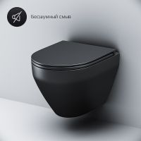 Товар: Унитаз AM.PM Spirit V2.0 FlashClean CK70H1103B подвесной с гигиеническим душем и ершиком с сиденьем Микролифт - фото 9 Унитаз AM.PM Spirit V2.0 FlashClean CK70H1103B подвесной с гигиеническим душем и ершиком с сиденьем Микролифт — фото 9, Унитазы