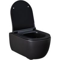 Унитаз Allen Brau Priority 4.31001.31 подвесной Черный матовый без сиденья — фото 18, Подвесные унитазы