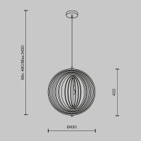 Товар: Подвесной светильник Maytoni Modern Roots MOD197PL-01W Черный, Бежевый - фото 4 Подвесной светильник Maytoni Modern Roots MOD197PL-01W Черный, Бежевый — фото 4, Подвесные светильники