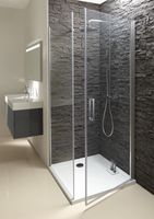 Товар: Душевая стенка Jacob Delafon Contra 100 E22FT100-GA профиль Хром стекло прозрачное - фото 2 Душевая стенка Jacob Delafon Contra 100 E22FT100-GA профиль Хром стекло прозрачное — фото 2, Боковые стенки