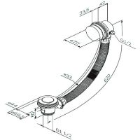 Акриловая ванна STWORKI Карлстад 170x75 без гидромассажа — фото 10, Ванны