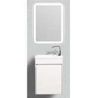 Тумба под раковину BelBagno Pietra Mini 46 PIETRA MINI-460-1A-SO-BL-L подвесная Bianco Lucido — фото 6, Тумбы под раковину