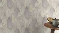 Обои RASCH Vitrage 974829 Винил на флизелине (1,06*10,05) Бежевый/Серый, Геометрия — фото 3, Обои для стен