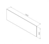 Фронтальная панель для ванны AM.PM Inspire V2.0 180 W52A-180-080W-P Белая — фото 3, Комплектующие для душевого оборудования