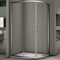 Душевой уголок Veconi Rovigo RV-08 120х90 L RV08-12090A-01-19C3 профиль Хром стекло прозрачное — фото 1, Душевые уголки