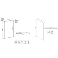 Душевой уголок Niagara Nova 90х90 NG-84-9AB-A90B-34 профиль Черный матовый стекло прозрачное — фото 11, Душевые уголки