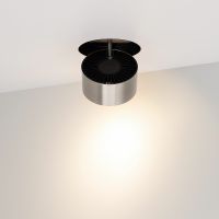 Товар: Встраиваемый светильник Arlight Plurio 038063 Никель/Черный - фото 2 Встраиваемый светильник Arlight Plurio 038063 Никель/Черный — фото 2, Точечные светильники