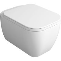 Унитаз Simas Henges HE18bi подвесной Белый без сиденья — фото 1, Подвесные унитазы