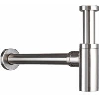 Сифон для раковины Frap F82-5 Нержавеющая сталь — фото 1, Сифоны для раковины