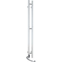 Электрический полотенцесушитель Laris Прайм Дуэт П3 80х1200 L 73207605 Хром — фото 1, Электрические полотенцесушители