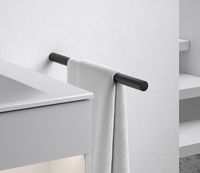 Полотенцедержатель Keuco Collection Reva 12820 370000 Черный матовый — фото 2, Полотенцедержатели