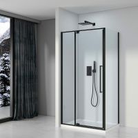 Товар: Душевой уголок Black&White Stellar Wind S812 BC 90x90 812900 профиль Черный матовый стекло прозрачное - фото 2 Душевой уголок Black&White Stellar Wind S812 BC 90x90 812900 профиль Черный матовый стекло прозрачное — фото 2, Душевые уголки