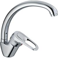 Смеситель для кухни Frap H56 F4156 Хром — фото 1, Смесители для кухни