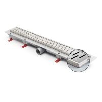 Душевой лоток Veconi Medium N 350 V350MN с решеткой Хром глянцевый — фото 3, Душевые лотки