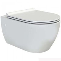 Унитаз Boheme Bianca 963-W подвесной Белый Глянец без сиденья — фото 1, Унитазы