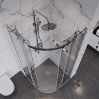 Товар: Душевой уголок Grossman Classic 90х90 301.K33.04.9090.10.00 профиль Хром стекло прозрачное - фото 4 Душевой уголок Grossman Classic 90х90 301.K33.04.9090.10.00 профиль Хром стекло прозрачное — фото 4, Душевые уголки четверть круга