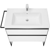 Товар: Тумба под раковину Roca Domi 80 A857459806 подвесная Белый глянец - фото 8 Тумба под раковину Roca Domi 80 A857459806 подвесная Белый глянец — фото 8, Мебель для ванной