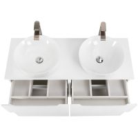 Тумба под раковину BelBagno Etna-H60 60 ETNA-H60-600-2C-SO-BL-P подвесная Bianco Lucido — фото 17, Тумбы под раковину