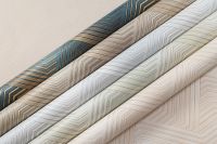 Обои Артекс Каскад 10906-02 Винил на флизелине (1,06*10,05) Зеленый/Бежевый, Геометрия — фото 5, Обои для стен