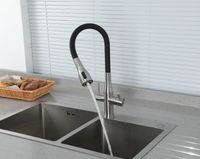 Смеситель для кухни Gappo G4399-65 Сатин Черный — фото 14, Смесители для кухни