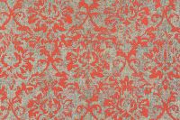 Обои Артекс Dieter Langer Eleganza 10357-04 Винил на флизелине (1,06*10,05) Зеленый/Бирюзовый/Красный, Дамаск — фото 2, Обои для стен