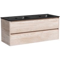 Тумба под раковину Sancos Libra 120 LB120-2EG подвесная Дуб галифакс натуральный — фото 2, Мебель для ванной