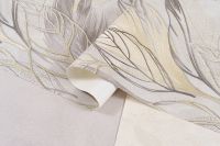 Обои Артекс Хлоя 10708-04 Винил на флизелине (1,06*10,05) Коричневый/Золото, Листья — фото 6, Обои для стен