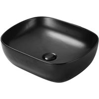 Раковина SantiLine 49 SL-1105MB Черная матовая — фото 1, Раковины накладные