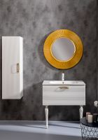 Товар: Шкаф пенал Boheme Armadi Art Vallessi Avantgarde Linea 35 845-WG подвесной Белый - фото 2 Шкаф пенал Boheme Armadi Art Vallessi Avantgarde Linea 35 845-WG подвесной Белый — фото 2, Мебель для ванной