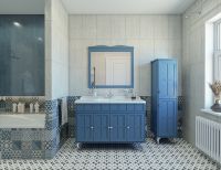 Товар: Тумба под раковину Caprigo Borgo 120 33425-B136 Синяя матовая - фото 4 Тумба под раковину Caprigo Borgo 120 33425-B136 Синяя матовая — фото 4, Мебель для ванной