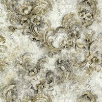 Обои Decori-Decori Gioiello 82546 Винил на флизелине (1,06*10,05) Белый/Бежевый, Цветы — фото 1, Обои для стен