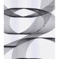 Штора для ванны Ridder Loop 200х180 Черная — фото 1, Шторы для ванной