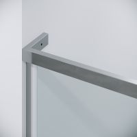 Душевая дверь Grossman Pragma 100 100.K33.03.100.10.00 профиль Хром стекло прозрачное — фото 7, Распашные душевые двери