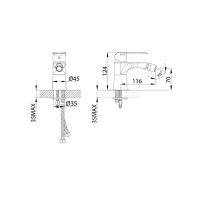 Смеситель для биде Iddis Calipso Белый Хром арт-CALSB00i04 — фото 3, Смесители для биде