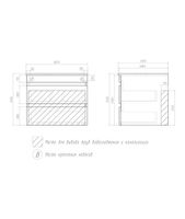 Тумба под раковину Vigo Urban 60 tp.URB.60.2Y подвесная Белая — фото 7, Мебель для ванной