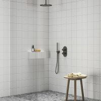 Смеситель для душа Ravak Espirit ES 063.20GB.O2 X070323 с термостатом Графит — фото 3, Смеситель для душа